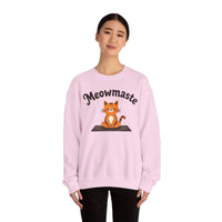 Load image into Gallery viewer, Meowmaste Cat Yoga sweatshirt | Cat Lover Crewneck