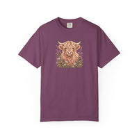 Load image into Gallery viewer, Cute Highland Cow Tee Farming Shirt Cute Cow Shirt Cow Lover Gift Country Girl Gift Farm Animal Sweatshirt comfort colors