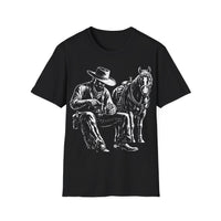 Load image into Gallery viewer, Cowboy &amp; Horse White