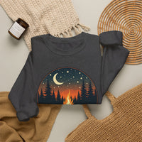 Load image into Gallery viewer, Summer Nights Club Crewneck Sweatshirt, Campfire Graphic Pullover
