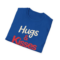 Load image into Gallery viewer, Hugs &amp; Kisses T-Shirt, Cute Couples Gift, Romantic Tee, Love T-Shirt, Funny Love Top, Valentine's Day Shirt