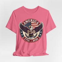 Load image into Gallery viewer, America 250 Eagle T-Shirt, patriotic tee, 250 birthday, 4th of July