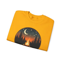 Load image into Gallery viewer, Summer Nights Club Crewneck Sweatshirt, Campfire Graphic Pullover