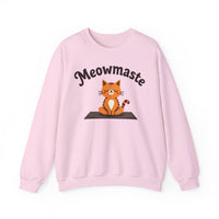 Load image into Gallery viewer, Meowmaste Cat Yoga sweatshirt | Cat Lover Crewneck