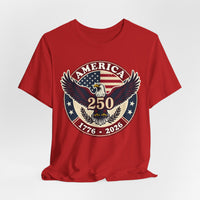 Load image into Gallery viewer, America 250 Eagle T-Shirt, patriotic tee, 250 birthday, 4th of July