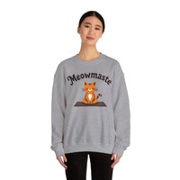 Load image into Gallery viewer, Meowmaste Cat Yoga sweatshirt | Cat Lover Crewneck