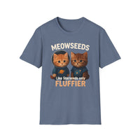 Load image into Gallery viewer, Meowseeds -Themed Unisex Softstyle T-Shirt, Cute Pet Shirt, Gift for Cat Lovers, Fun Tee for Any Occasion, Unique Animal T-Shirt
