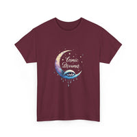 Load image into Gallery viewer, Cosmic Dreamer T-Shirt — Moon &amp; Third Eye Graphic Tee
