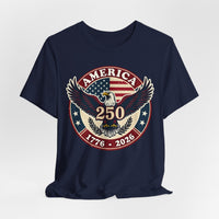 Load image into Gallery viewer, America 250 Eagle T-Shirt, patriotic tee, 250 birthday, 4th of July