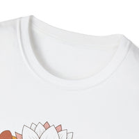 Load image into Gallery viewer, Mindful Lotus T-Shirt | &#39;Breathe &amp; Let Go&#39; Design, Relaxation Gift, Yoga Shirt, Meditation Tee, Inspirational Activewear
