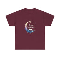 Load image into Gallery viewer, Cosmic Dreamer T-Shirt — Moon &amp; Third Eye Graphic Tee
