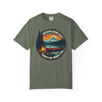 Load image into Gallery viewer, Weekend Canoe Club paddle far worry less T-shirt