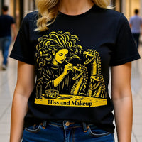 Load image into Gallery viewer, Medusa Hiss and Makeup Shirt - Mythological T-Shirt, Hiss and Makeup Shirt, Medusa Shirt, Greek Mythology Tee, Gothic Medusa T Shirt,