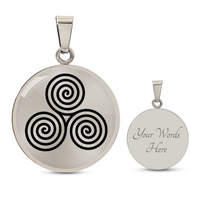 Load image into Gallery viewer, Triskelion Sprial
