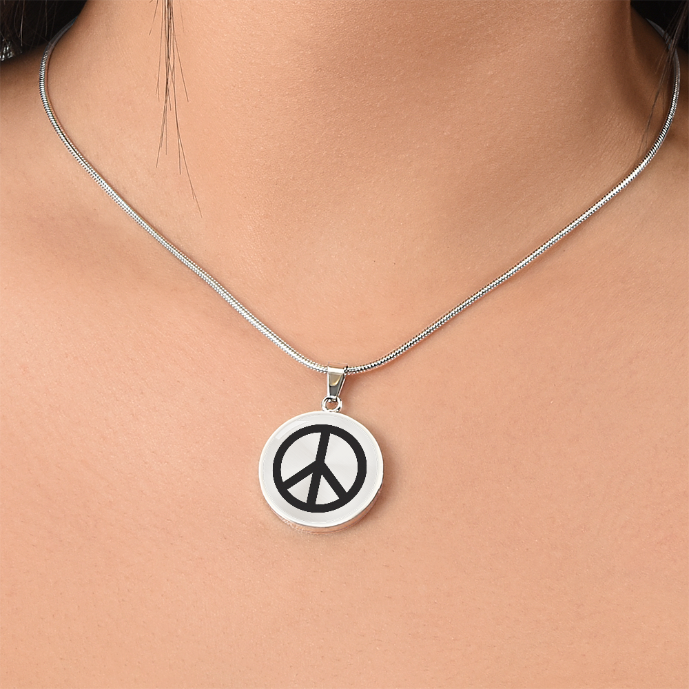 Peace Sign Pendant