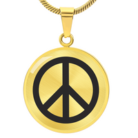 Load image into Gallery viewer, Peace Sign Pendant
