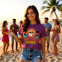 Load image into Gallery viewer, Summerween Vibes Cute Ghost Beach Tee