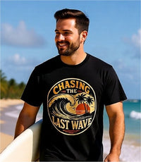 Load image into Gallery viewer, Chasing the Last Wave Surf Tee
