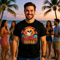 Load image into Gallery viewer, Summerween Vibes Cute Ghost Beach Tee