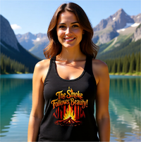 Load image into Gallery viewer, Smoke Follows Beauty Women's Ideal Racerback Tank