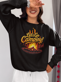 Load image into Gallery viewer, Let's Go Camping Crewneck Sweatshirt