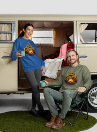 Load image into Gallery viewer, Let's Go Camping Crewneck Sweatshirt