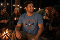 Load image into Gallery viewer, Campfire Club badge T-shirt
