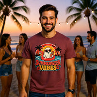 Load image into Gallery viewer, Summerween Vibes Cute Ghost Beach Tee