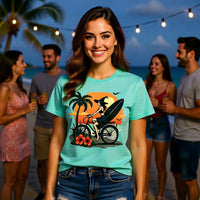 Load image into Gallery viewer, Surf Bike Witch Graphic T-Shirt