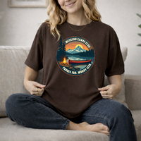 Load image into Gallery viewer, Weekend Canoe Club paddle far worry less T-shirt