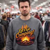 Load image into Gallery viewer, Let's Go Camping Crewneck Sweatshirt