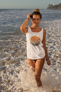 Load image into Gallery viewer, Greatings from Summer Racerback Tank