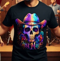 Load image into Gallery viewer, Colorful Day of the Dead Western Graphic