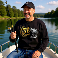 Load image into Gallery viewer, Bass Dad Ever Crewneck Sweatshirt