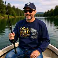 Load image into Gallery viewer, Bass Dad Ever Crewneck Sweatshirt