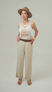 Load and play video in Gallery viewer, Sunshine Racerback Tank