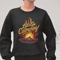 Load and play video in Gallery viewer, Let's Go Camping Crewneck Sweatshirt