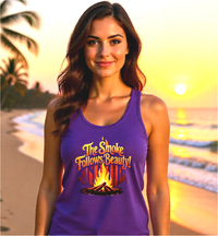 Load image into Gallery viewer, Smoke Follows Beauty Women's Ideal Racerback Tank