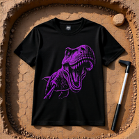 Load image into Gallery viewer, T-Rex Selfie Stick Shirt - Funny Neon Dinosaur Tee - Retro 90s Unisex Graphic T-Shirt - Edgy Back to School Streetwear Clothes