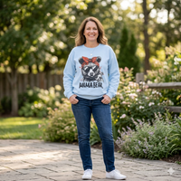 Load image into Gallery viewer, Mama Bear Sweatshirt – Retro Bandana Bear Graphic Crewneck