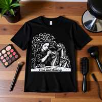 Load image into Gallery viewer, Medusa Hiss and Makeup Shirt - Mythological T-Shirt, Hiss and Makeup Shirt, Medusa Shirt, Greek Mythology Tee, Gothic Medusa T Shirt,