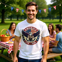 Load image into Gallery viewer, America 250 Eagle T-Shirt, patriotic tee, 250 birthday, 4th of July